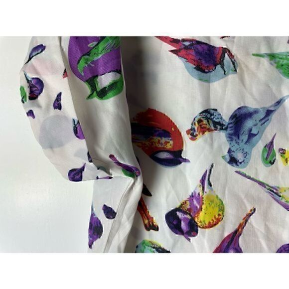 Colorful Bird Blouse by Zanzea Size Large - Picture 7 of 10